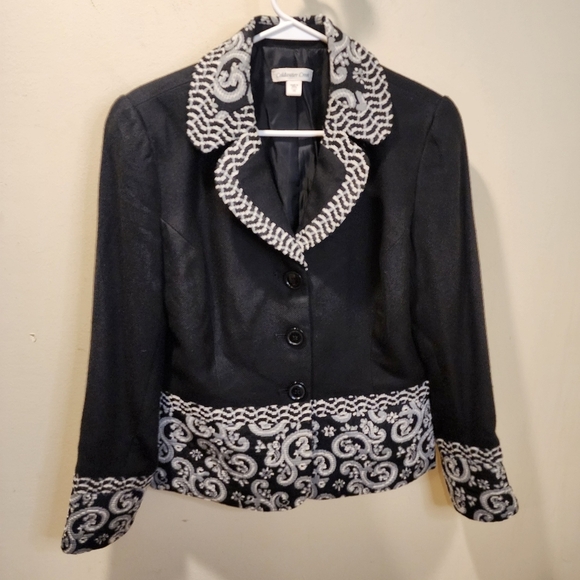 Coldwater Creek Black Business Casual Blazer size 10 - Picture 10 of 13